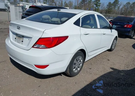 2016 Hyundai Accent Se из США, поврежденный, VIN KMHCT4AE8GU044946